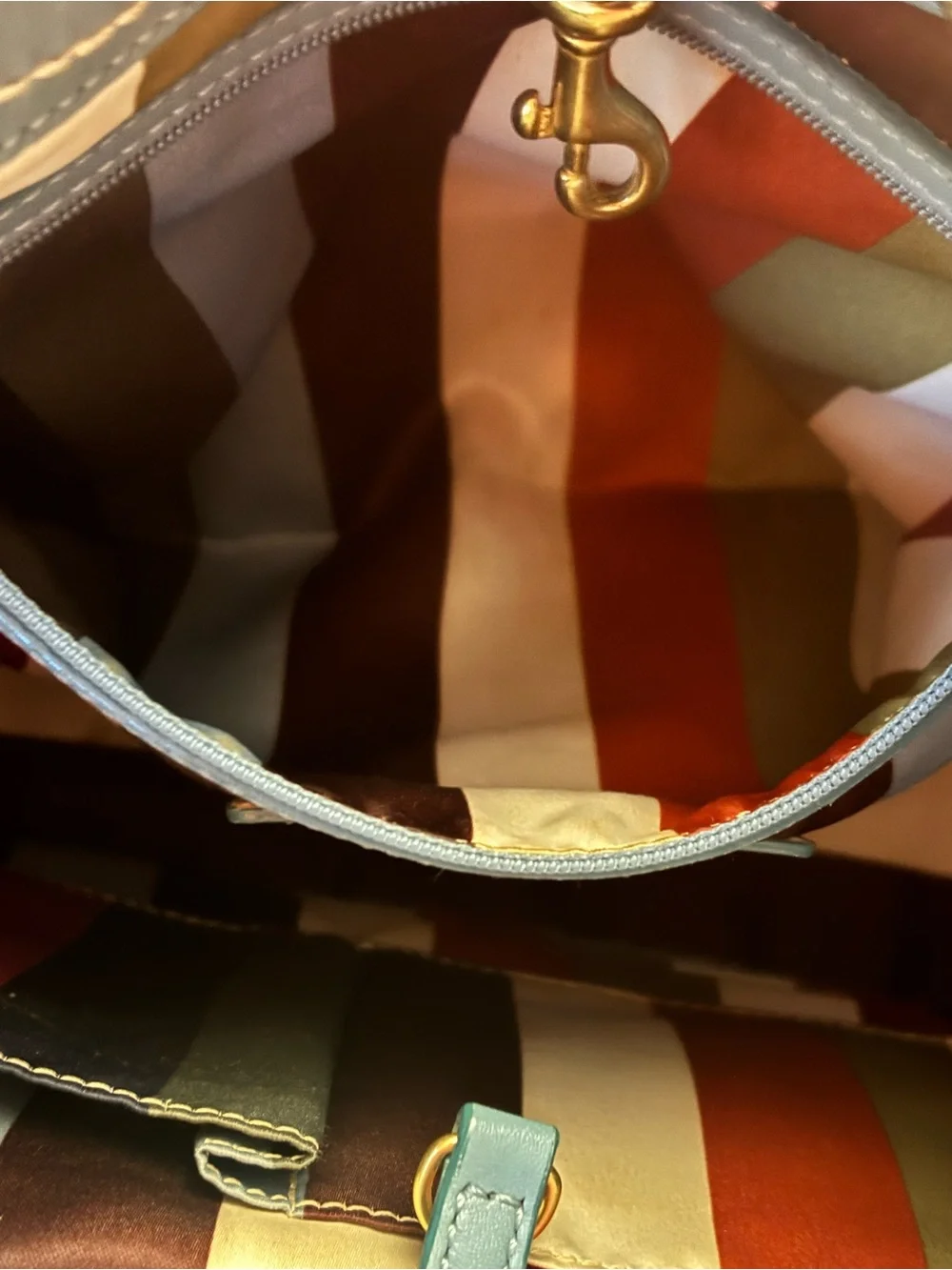 Coach Legacy Ergo Patent Leather Tote 11012 Metallic Green 65th Anniversary